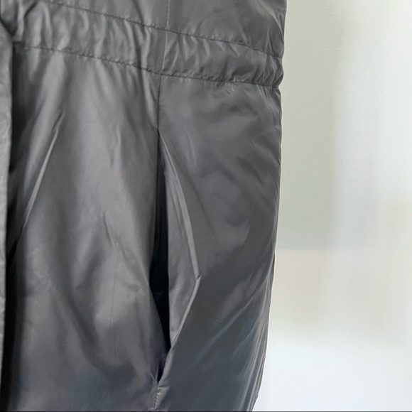 Eggshell Recycled Nylon Hooded Vest by Eileen Fisher - Picture 12 of 12